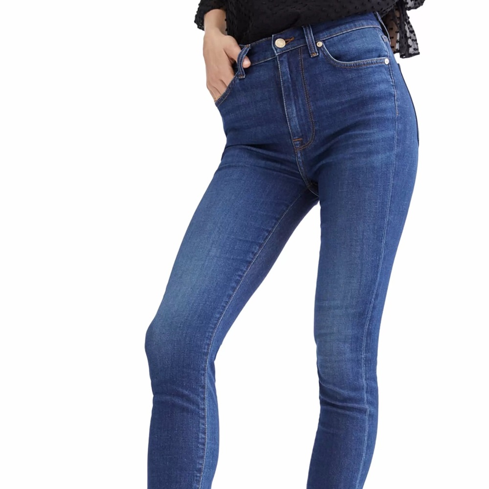 7 For All Man Kind B(air) High Waist Ankle Skinny Size 27 NWT